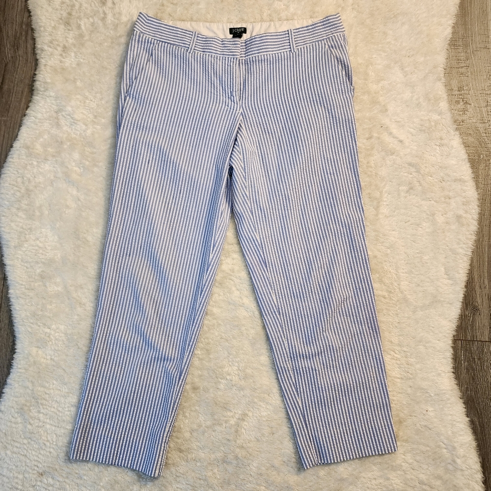 JCREW City Pants Seersucker